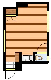 パークサイド茂木 1階 1Rの間取り