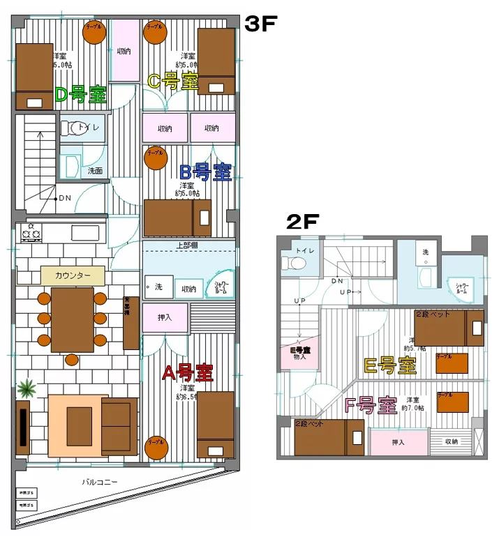 THE BESTIE HOUSE本郷鉄門 3階 1Rの間取り