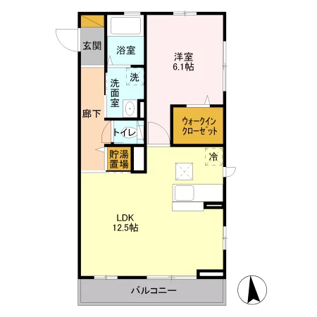 D-Room田端【ディールーム田端】 1階 1LDKの間取り