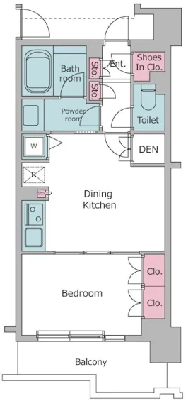 レジディア御茶ノ水 8階 1DKの間取り