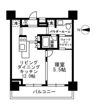 レジディア文京湯島Ⅲ 10階 1LDKの間取り