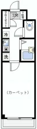 フェアメゾン 3階 1Kの間取り