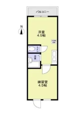 小日向MODERATO【モデラート】 2階 1DKの間取り