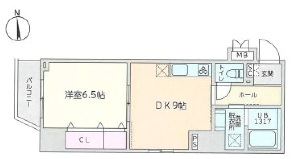 CAVE YUSHIMA(ケイブ湯島) 3階 1DKの間取り