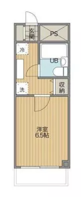 コンフォート目白台 2階 1Kの間取り
