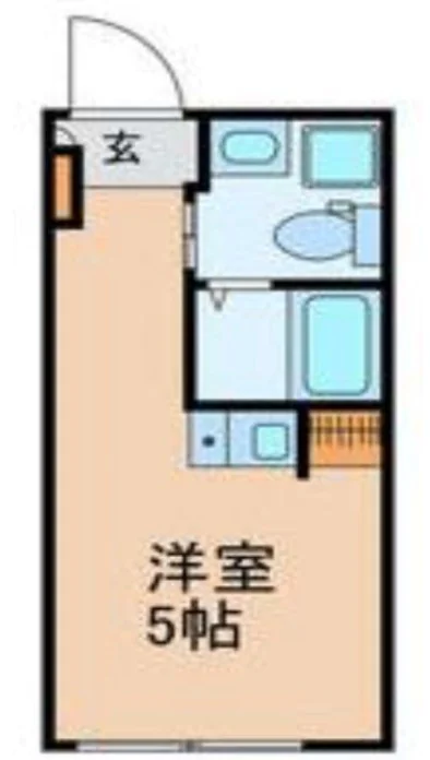 HJ PLACE OTSUKA 4階 1Rの間取り