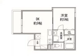 【新築】(仮称)Grand Meizon 小石川(グランメゾン小石川) 2階 1DKの間取り